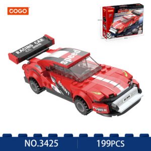 COGO 195 PCS Pull-Back Racing Car Building Blocks Set