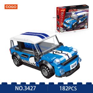 COGO 182 PCS Pull-Back Speed Fashion Car Building Blocks Set
