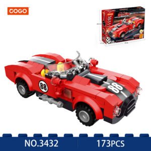 COGO 173 PCS Pull-Back Racing Car Building Blocks Set