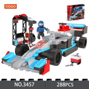 COGO 3-in-1 Stunt Racing Car Building Blocks Set (349 PCS)