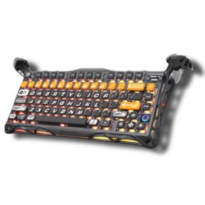 العاب ميكانيكي لاسلكي K1 برو من ميركوري، تصميم 75% RGB