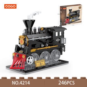 COGO 246 PCS Retro Steam Train Building Blocks Set