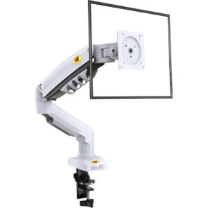 North Bayou NB F80 Gas Spring Monitor Arm (17–30 Inch)  white