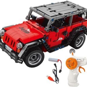 2-in-1 RC Building Blocks Jeep – Smart Construction Set for Kids