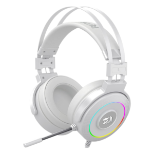 سماعة الألعاب Redragon Lamia H320W البيضاء مع إضاءة RGB وصوت محيطي 7.1