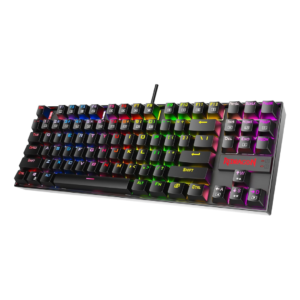 لوحة مفاتيح الألعاب الميكانيكية Redragon K552-RGB-2 السلكية TKL بنسبة 75% (Blue Switch)