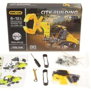 STEM Excavator Building Kit – 103 PCS Engineering Construction Toy