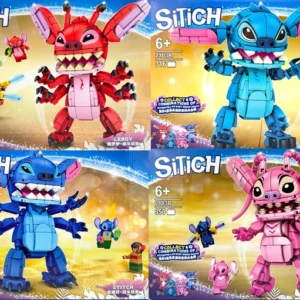 Stitch Building Set – Articulated Alien Figure with 334 Pieces