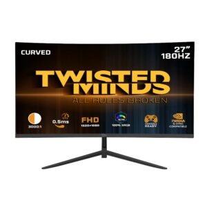 TWISTED MINDS TMC27F180VA PRO SERIES 27" CURVED 180HZ GAMING MONITOR