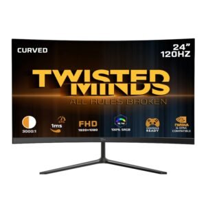 TWISTED MINDS TMC24F120VA PRO SERIES 24" FHD 120HZ 1MS  GAMING MONITOR