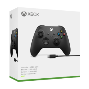 Xbox Wireless Controller + USB-C Cable – Carbon Black