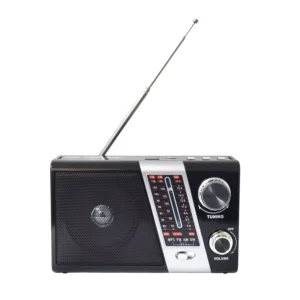 TECNOLAB Portable Radio – AM/FM/SW with USB, TF Card & LED Flashlight