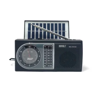 ROVOLT RO-7010S – Retro Portable Solar Radio with Bluetooth