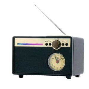 Lipzie Retro Wireless Record Player with Bluetooth & FM Radio
