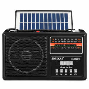SONIKAS SK-862BTS – Radio with Solar Charging