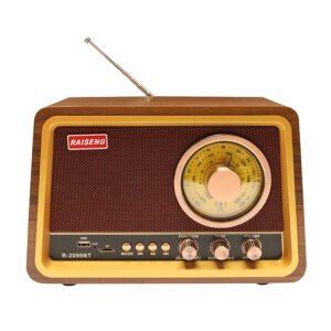 R-2099BT Vintage Multi-Band Radio with Bluetooth, USB & TF