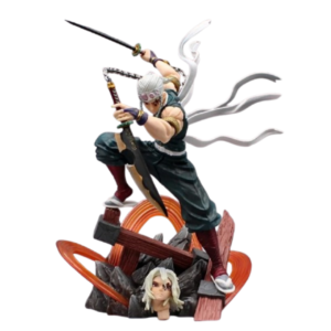 Demon Slayer Figure - Uzui Tengen (27cm, 2 Heads) 25cm