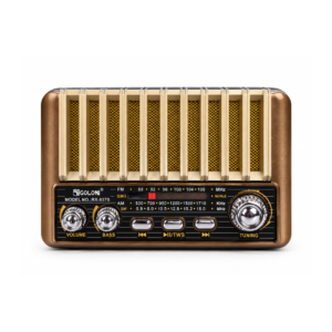 GOLON RX-837S – Retro Portable Bluetooth Radio with Solar Charging