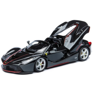 errari LaFerrari Aperta 1/24 Scale Diecast Model by Bburago - BLACK - BOX