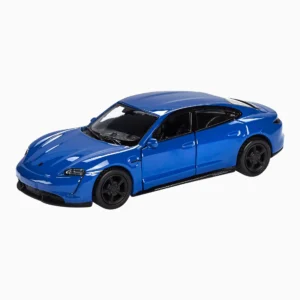 1/24 Welly NEX Porsche Taycan Turbo S 4 Doors Diecast Model Metallic Blue 24107