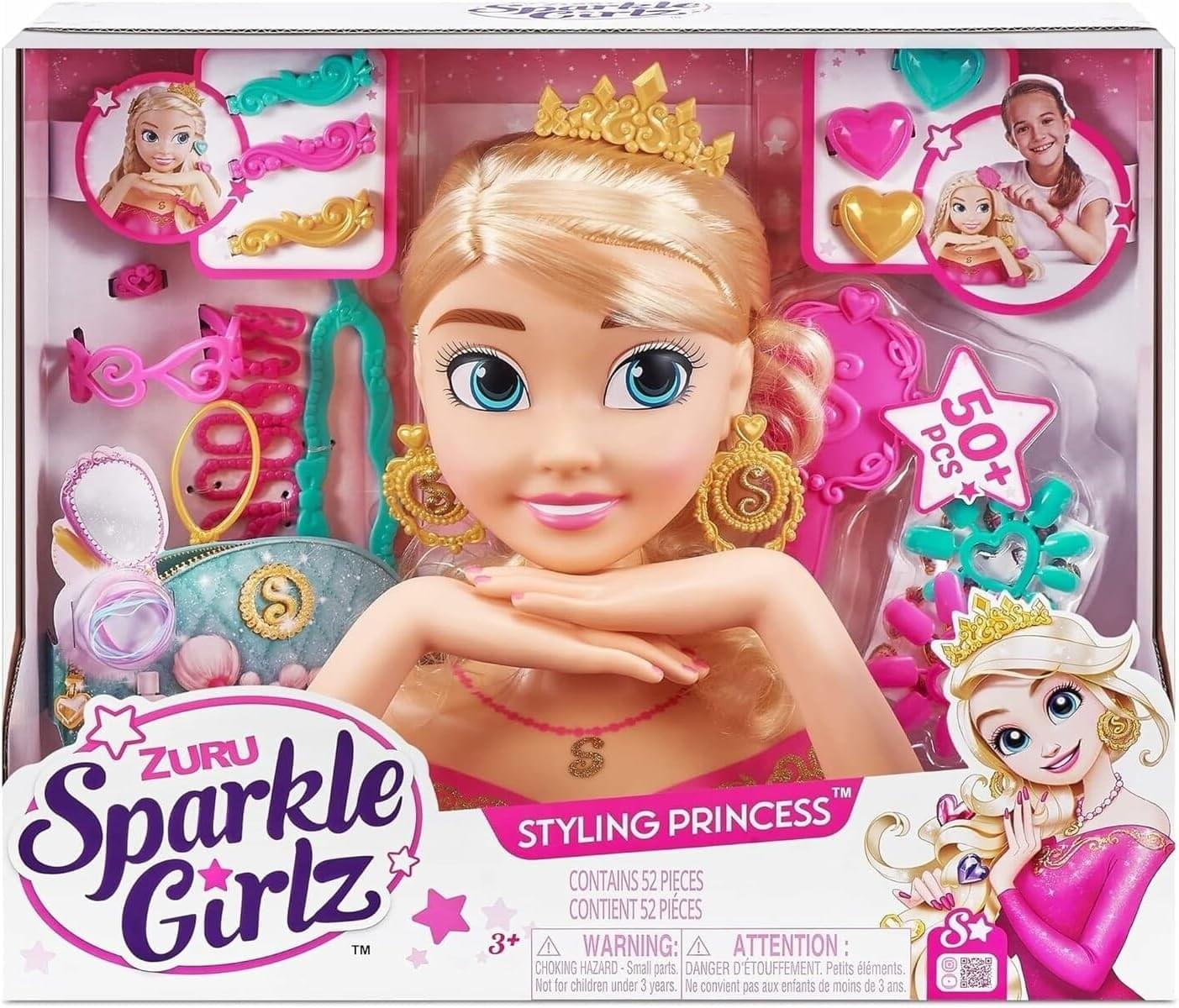 رأس تصفيف الشعر Sparkle Girlz من ZURU